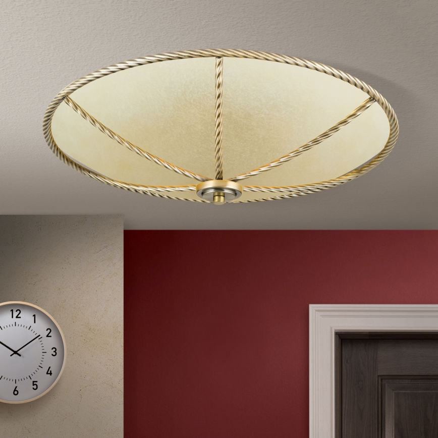 Plafonieră MAURO 5xE27/60W/230V d. 56 cm bronz