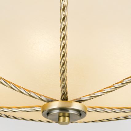 Plafonieră MAURO 5xE27/60W/230V d. 56 cm bronz