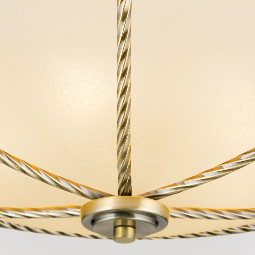 Plafonieră MAURO 5xE27/60W/230V d. 56 cm bronz