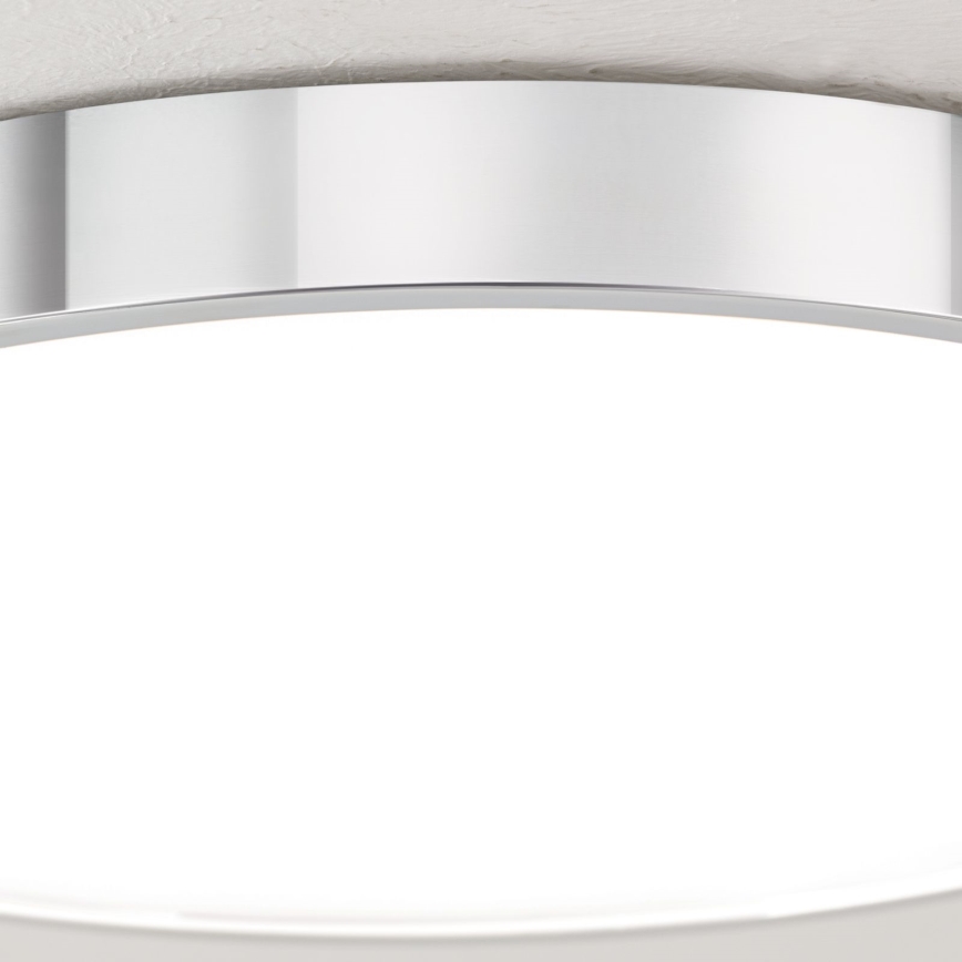 Plafonieră LED BULLY LED/28W/230V d. 28 cm crom lucios