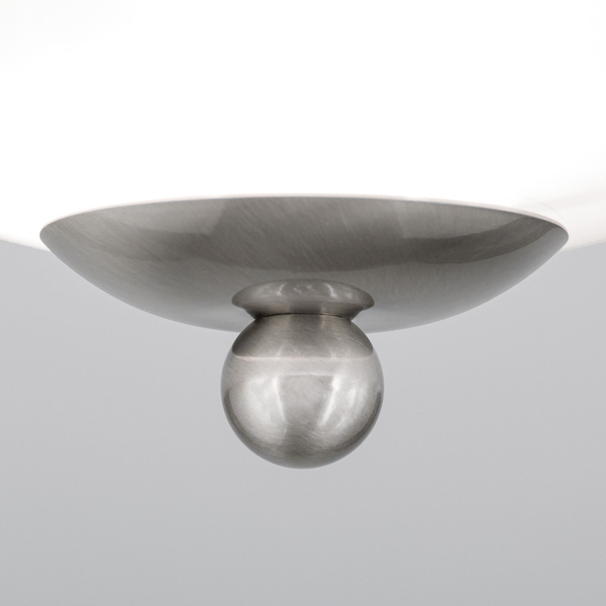 Plafonieră LANDHAUS 1xE27/60W/230V d. 21 cm crom/alb