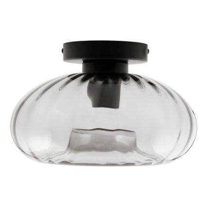 Osram - Plafonieră DECOR SMOKE 1xE27/12W/230V Ø 28 cm negru/gri fumuriu