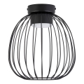 Plafonieră OVELLA, 1 x GX53, 10 W, 230 V, Ø 25 cm, neagră