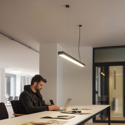 Plafonieră/pendul LED CYNIDECO LED/45W/230V 4000K negru