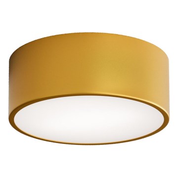 Plafonieră pentru baie cu senzor CLEO, 1xE27/24W/230V, Ø 20 cm, IP54, auriu