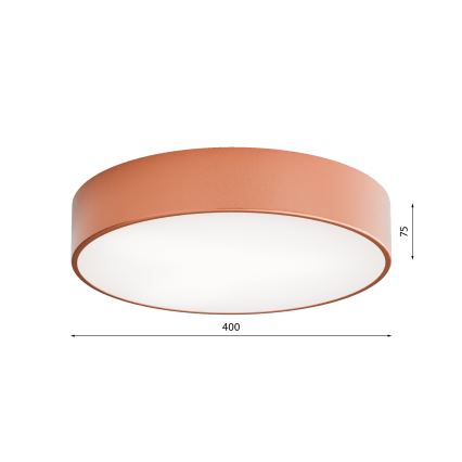 Plafonieră pentru baie cu senzor CLEO, 3x E27, 24 W, 230 V, Ø 40 cm, finisaj cupru, IP54