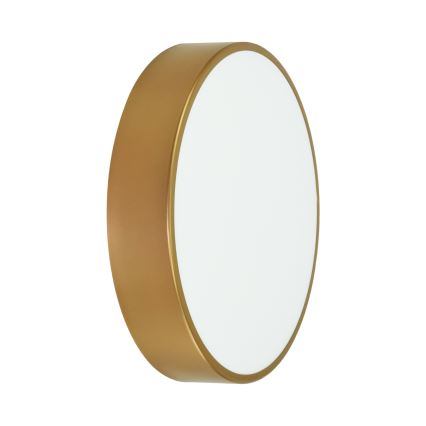 Plafonieră pentru baie cu senzor CLEO 3xE27/24W/230V pr. 40 cm auriu IP54