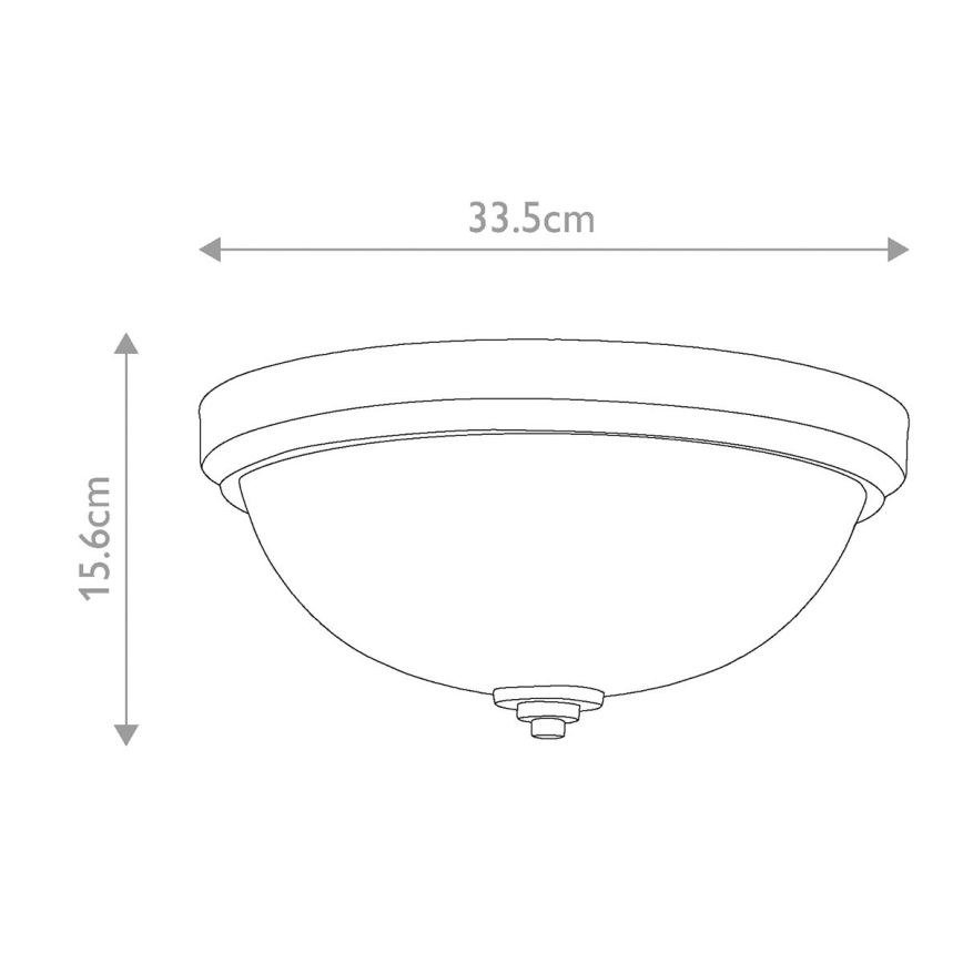 Plafonieră pentru baie Feiss MALIBU 2xE27/60W/230V IP44
