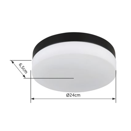 Plafonieră pentru baie Globo 2xE27/40W/230V d. 24 cm IP44