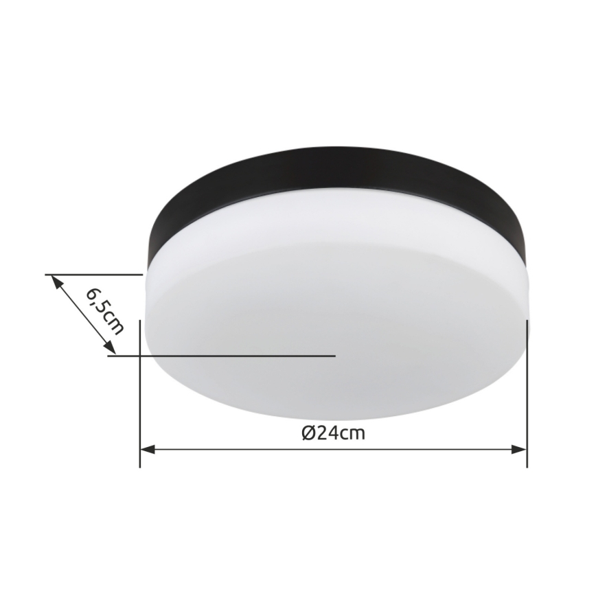 Plafonieră pentru baie Globo 2xE27/40W/230V d. 24 cm IP44