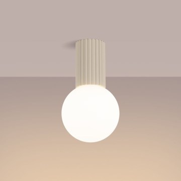 Plafonieră pentru baie HALO 1xG9/8W/230V d. 12 cm IP44 crem