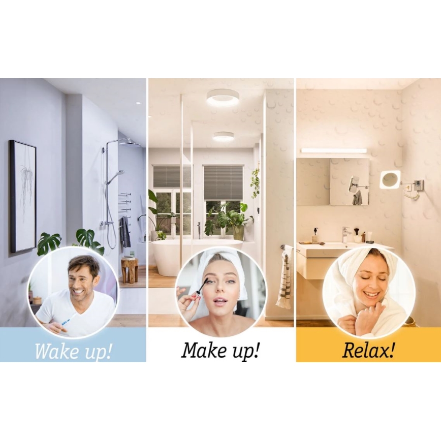 Plafonieră pentru baie LED/13W IP44 AVIAR 230V Paulmann 78923