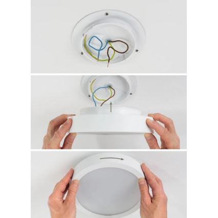 Plafonieră pentru baie LED/13W IP44 AVIAR 230V Paulmann 78923