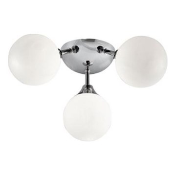 Plafonieră pentru baie Searchlight FLUSH 3xG9/33W/230V IP44 crom