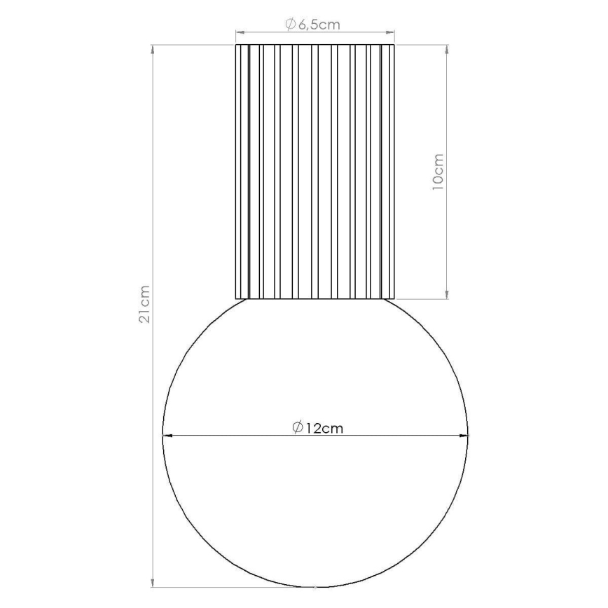 Plafonieră pentru baie HALO 1xG9/8W/230V d. 12 cm IP44 negru