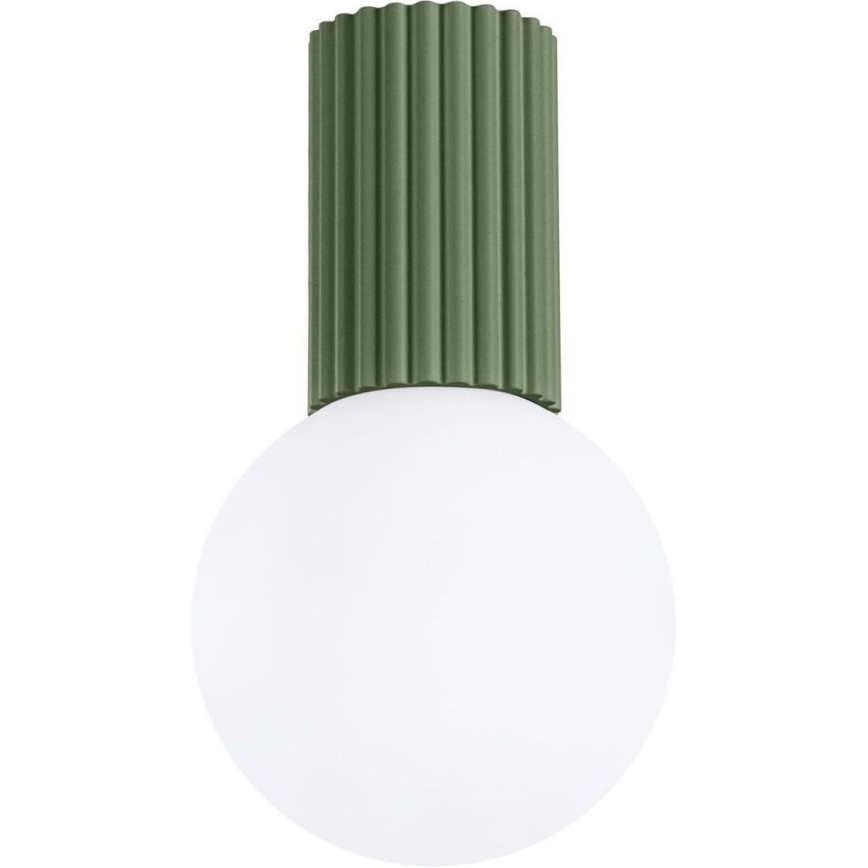 Plafonieră pentru baie HALO 1xG9/8W/230V d. 12 cm IP44 verde