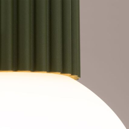 Plafonieră pentru baie HALO 1xG9/8W/230V d. 12 cm IP44 verde