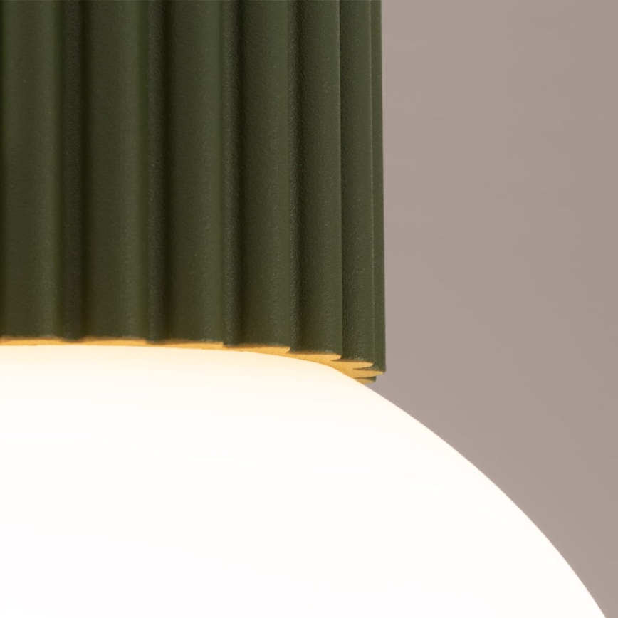 Plafonieră pentru baie HALO 1xG9/8W/230V d. 12 cm IP44 verde