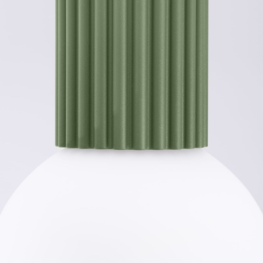 Plafonieră pentru baie HALO 1xG9/8W/230V d. 12 cm IP44 verde