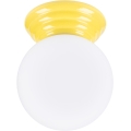 Plafonieră pentru baie ZORI 1xG9/8W/230V Ø 12 cm IP44 galbenă
