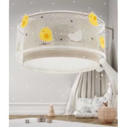 Plafonieră pentru copii BABY CHICK 2xE27/15W/230V Dalber 76876