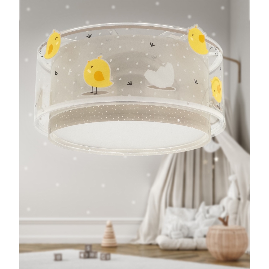 Plafonieră pentru copii BABY CHICK 2xE27/15W/230V Dalber 76876