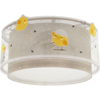 Plafonieră pentru copii BABY CHICK 2xE27/15W/230V Dalber 76876