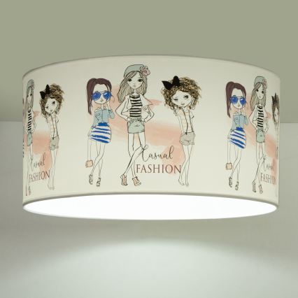 Plafonieră pentru copii GIRLS VIBES, 1xE27/60W/230V, Ø 40 cm, pentru fete