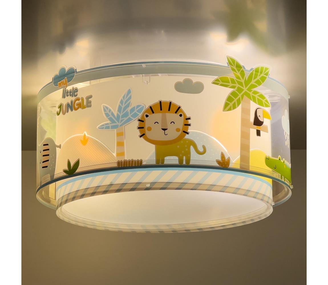 Plafonieră pentru copii JUNGLE 2xE27/60W/230V Dalber 76116