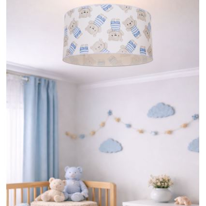 Plafonieră pentru copii KIDS ROOM, 1xE27/60W/230V, diametru 40 cm, ursuleț