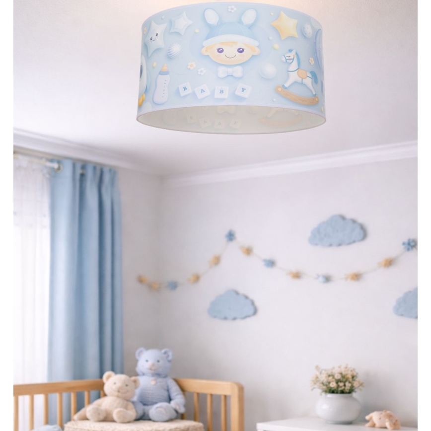 Plafonieră pentru copii KIDS ROOM, 1xE27/60W/230V, Ø 40 cm, Astronaut