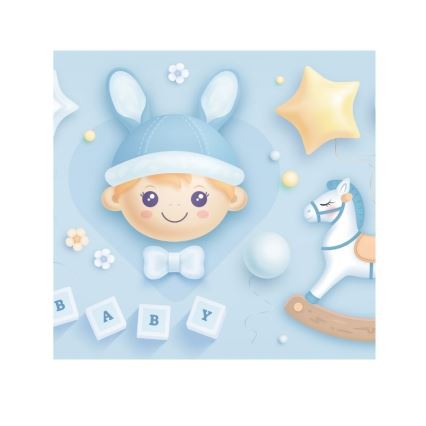 Plafonieră pentru copii KIDS ROOM, 1xE27/60W/230V, Ø 40 cm, Astronaut