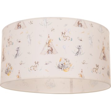 Plafonieră pentru copii KIDS ROOM 1xE27/60W/230V Ø 40 cm - cu animale