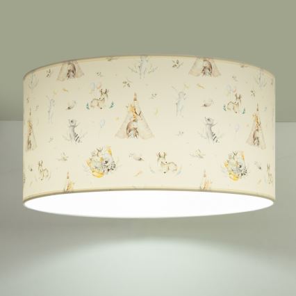 Plafonieră pentru copii KIDS ROOM 1xE27/60W/230V Ø 40 cm - cu animale