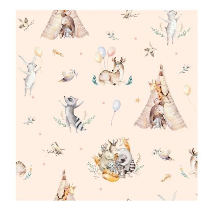 Plafonieră pentru copii KIDS ROOM 1xE27/60W/230V Ø 40 cm - cu animale