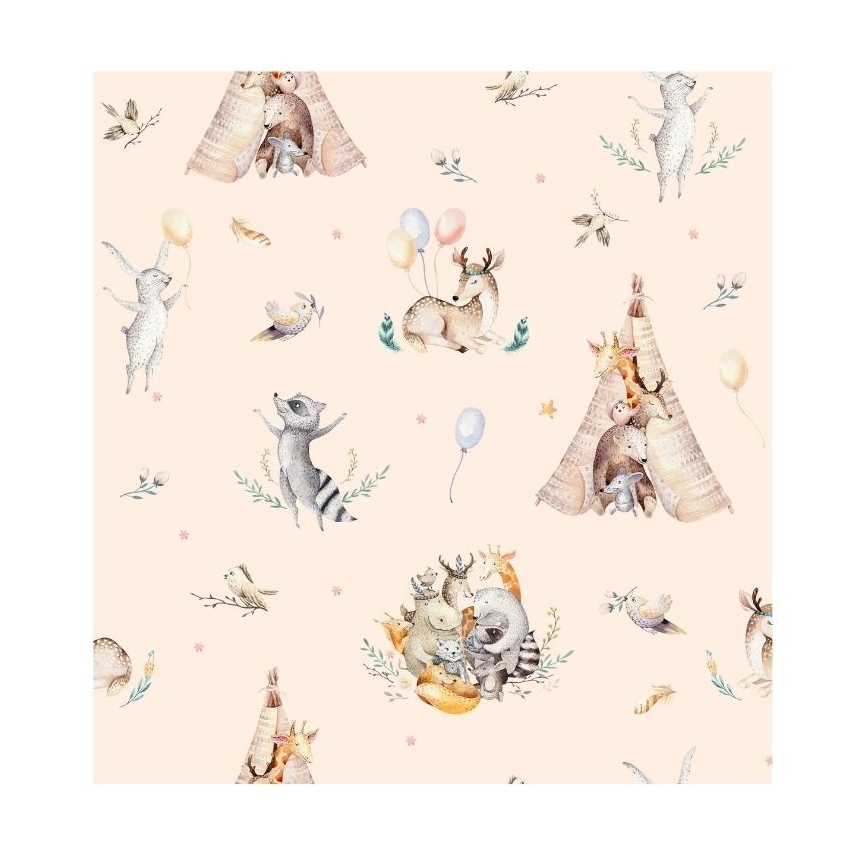 Plafonieră pentru copii KIDS ROOM 1xE27/60W/230V Ø 40 cm - cu animale