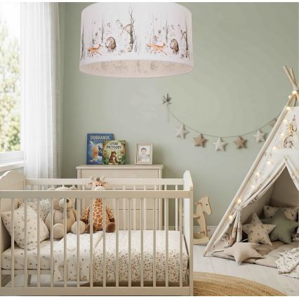 Plafonieră pentru copii KIDS ROOM 1xE27/60W/230V Ø 40 cm, cu animale