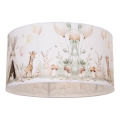 Plafonieră pentru copii KIDS ROOM, 1xE27/60W/230V, Ø 40 cm, cu animale
