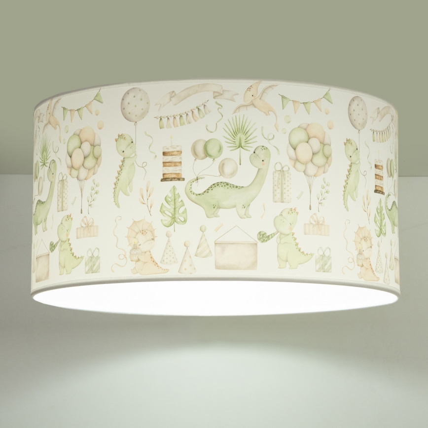 Plafonieră pentru copii KIDS ROOM, 1xE27/60W/230V, Ø 40 cm, dinozaur