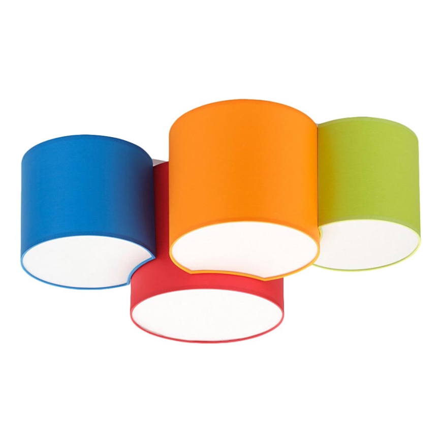 Plafonieră pentru copii MONA KIDS 4xE27/15W/230V