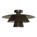 Plafonieră PLATO 1xE27/15W/230V Ø 32 cm antracit