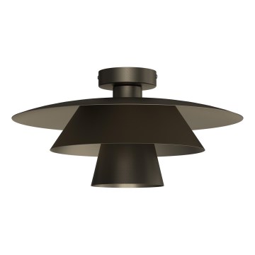Plafonieră PLATO 1xE27/15W/230V Ø 32 cm antracit