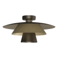 Plafonieră PLATO 1xE27/15W/230V, Ø 32 cm, bronz