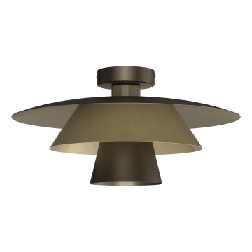 Plafonieră PLATO 1xE27/15W/230V, Ø 32 cm, bronz