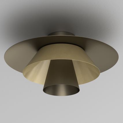 Plafonieră PLATO 1xE27/15W/230V, Ø 32 cm, bronz