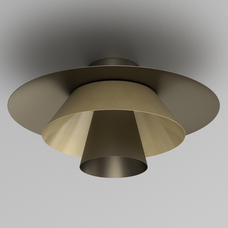 Plafonieră PLATO 1xE27/15W/230V, Ø 32 cm, bronz