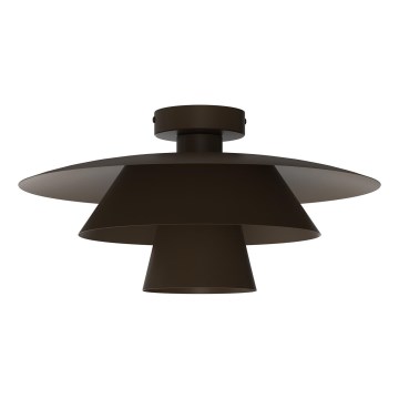 Plafonieră PLATO 1xE27/15W/230V, Ø 32 cm, maro