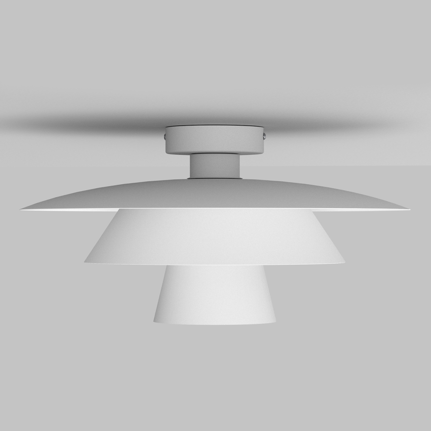 Plafonieră PLATO 1xE27/15W/230V, Ø 38 cm, alb