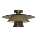 Plafonieră PLATO 1xE27/15W/230V Ø 38 cm bronz/auriu
