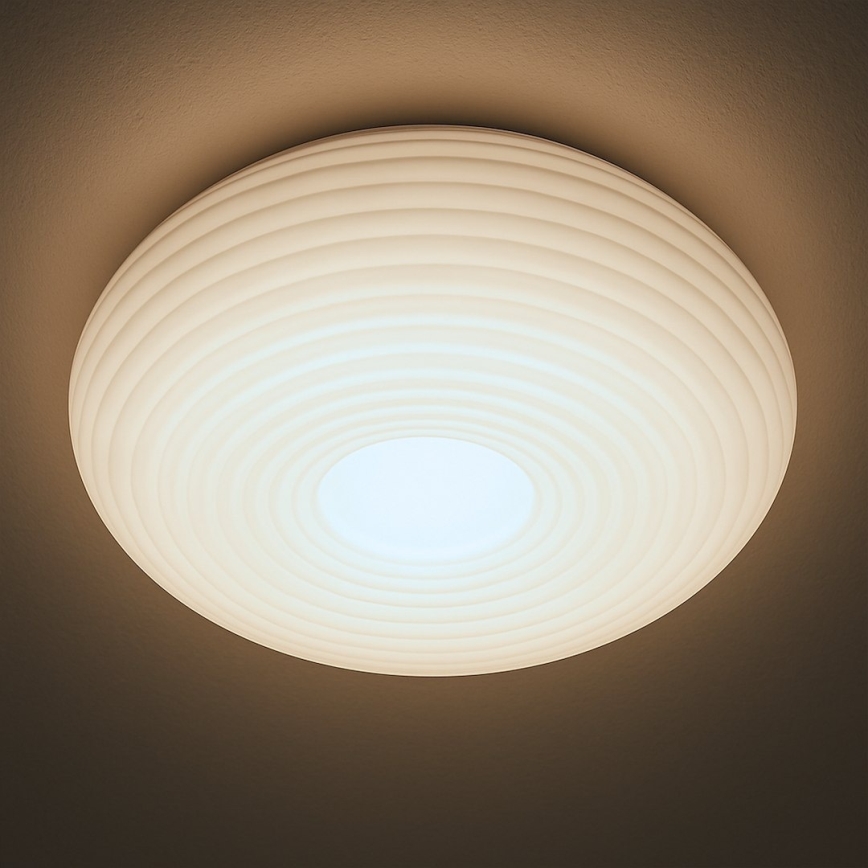 Plafonieră PULSO, 3xE27/15W/230V, Ø 42 cm, albă